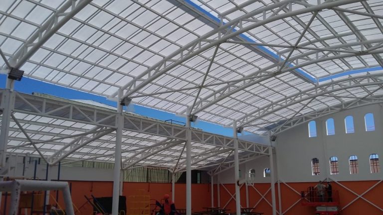Sistema de cubierta traslúcida Topgal, imagen referencial DVP